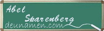 Abel Sparenberg Visitenkarte